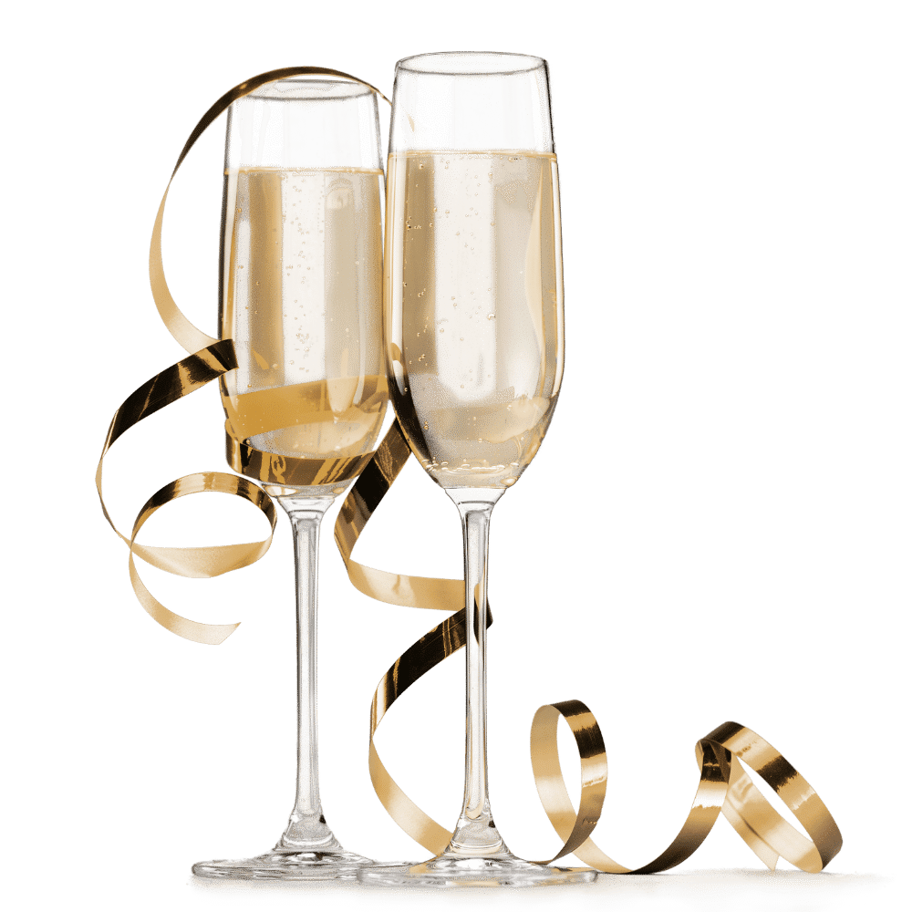 Champagne pakket pers clipart vector