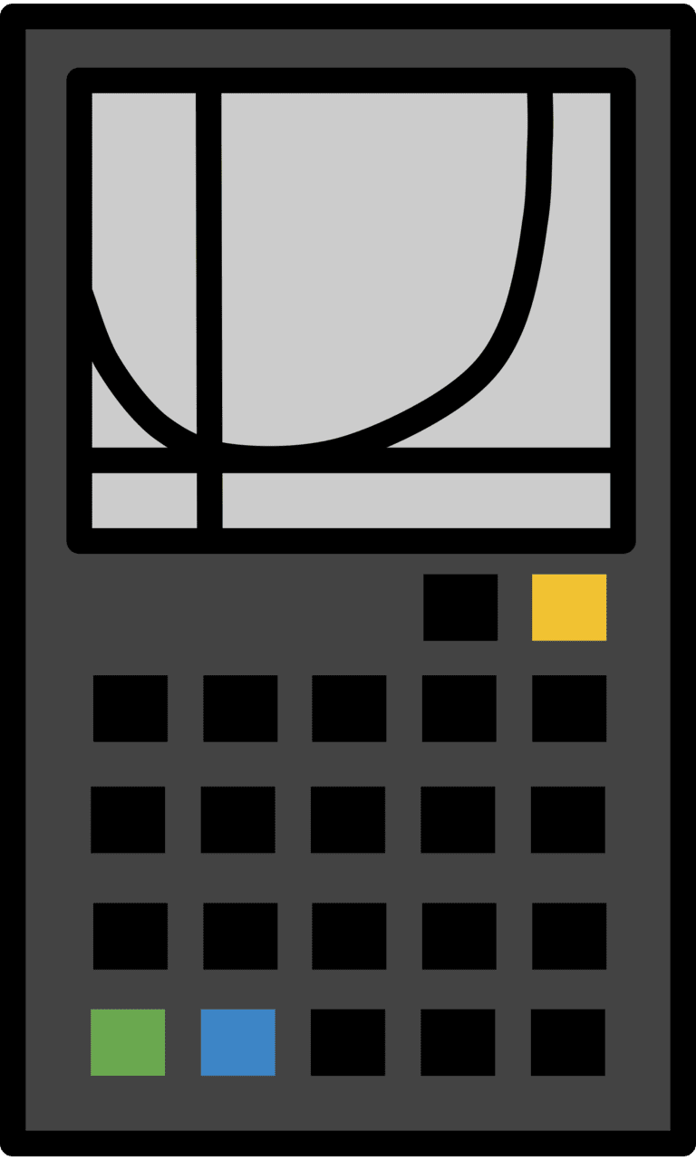 Graphing calculator vector clipart images