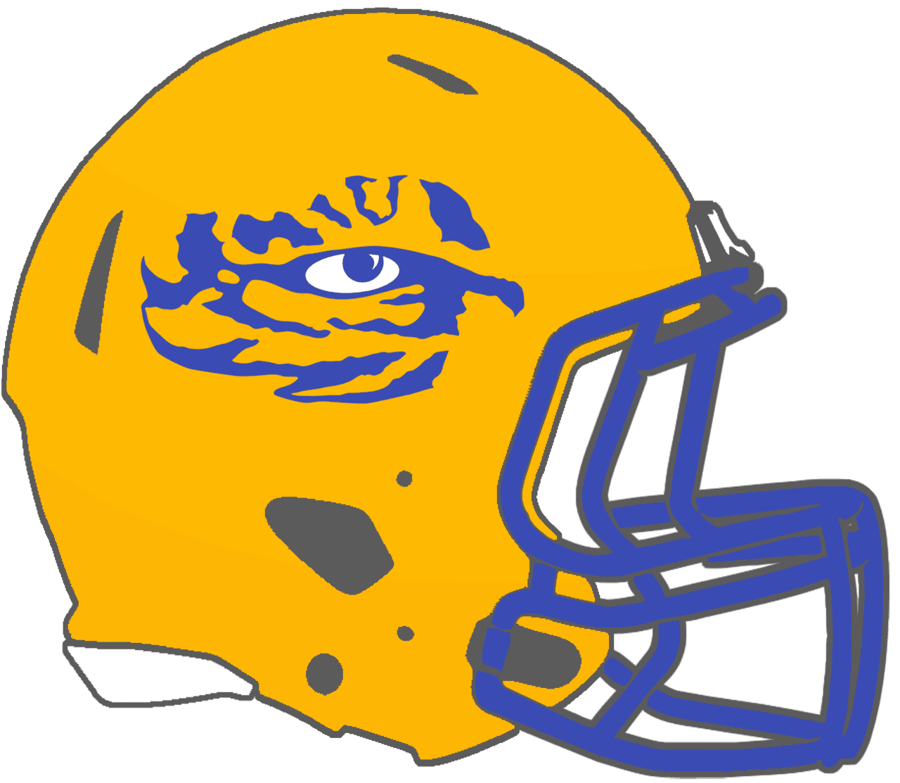 Lsu football helmet mississippi high school helmets old designs clipart photo