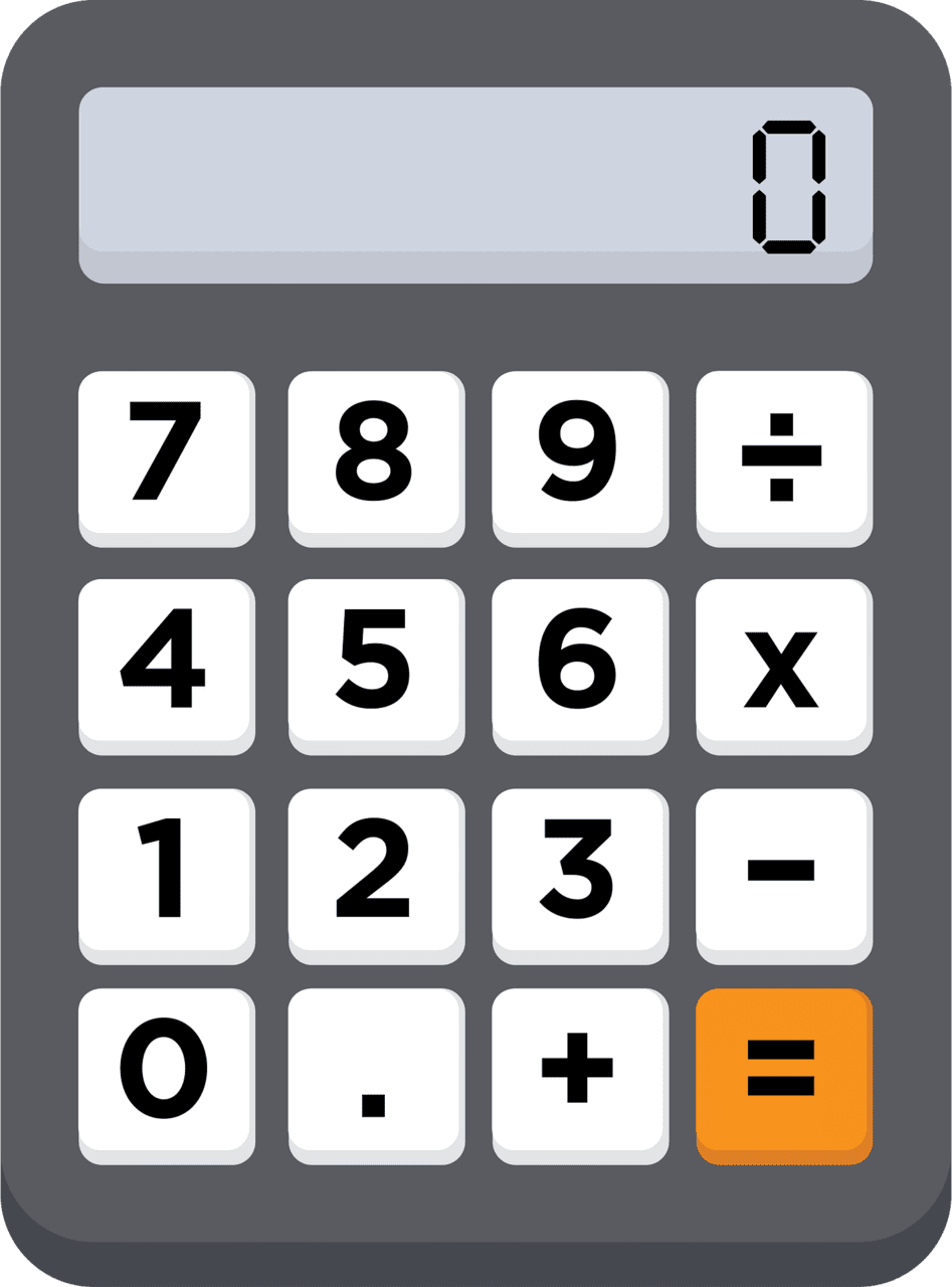 Calculator vector clipart images 12