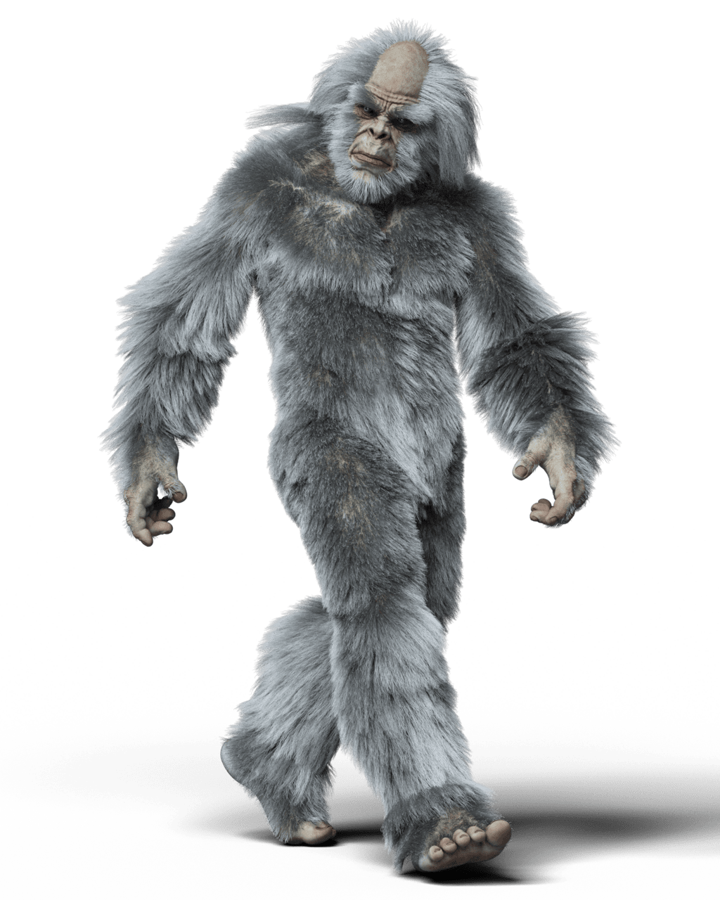 Bigfoot yeti image size clipart