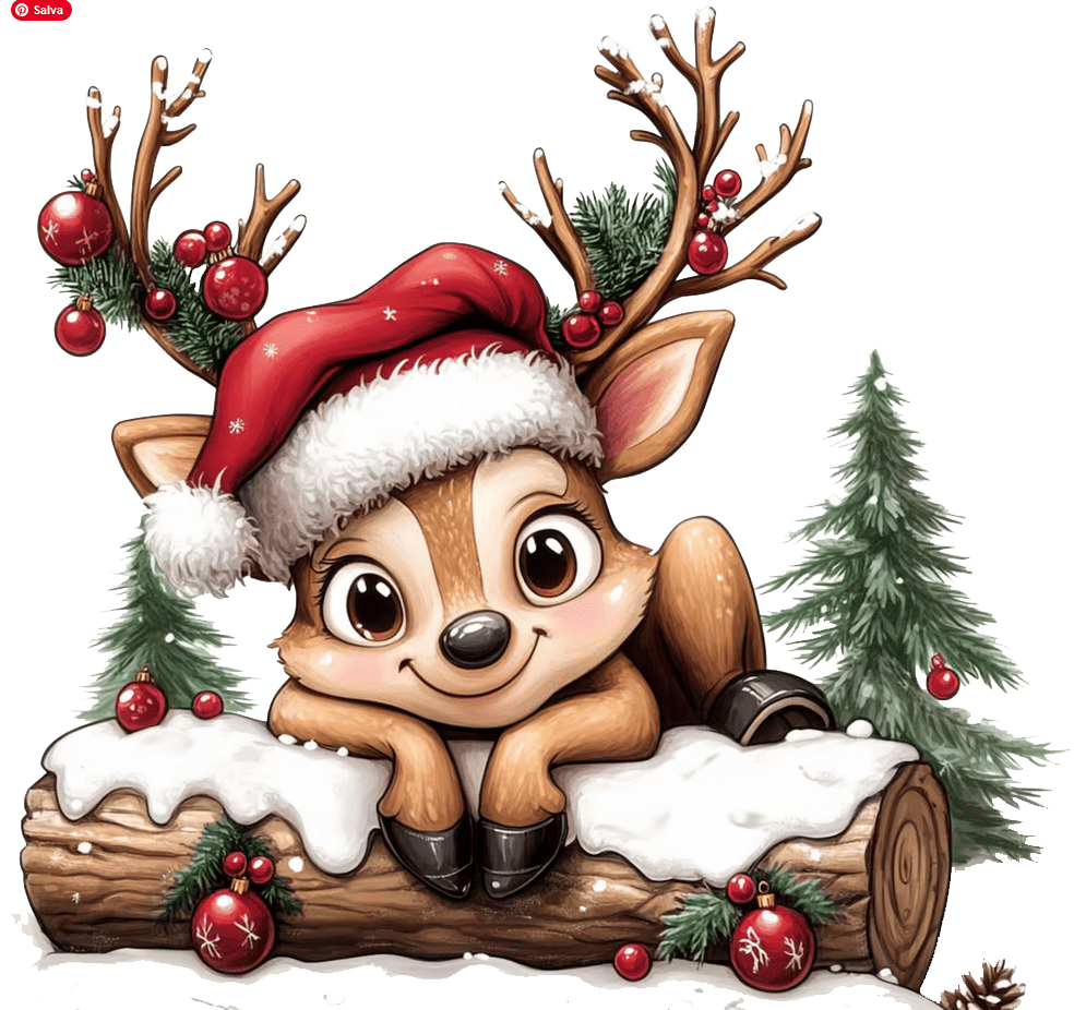 Christmas hat page clipart image