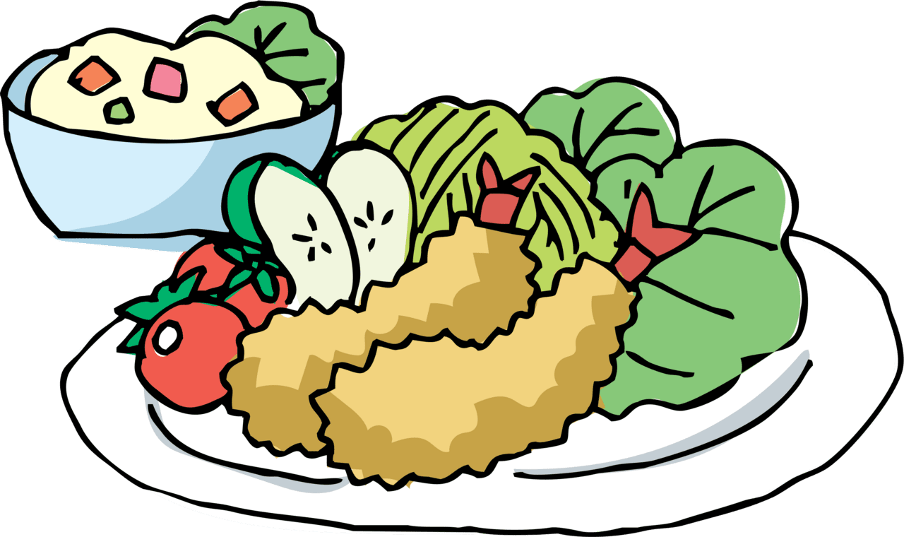 Healthy food salad clipart images 2