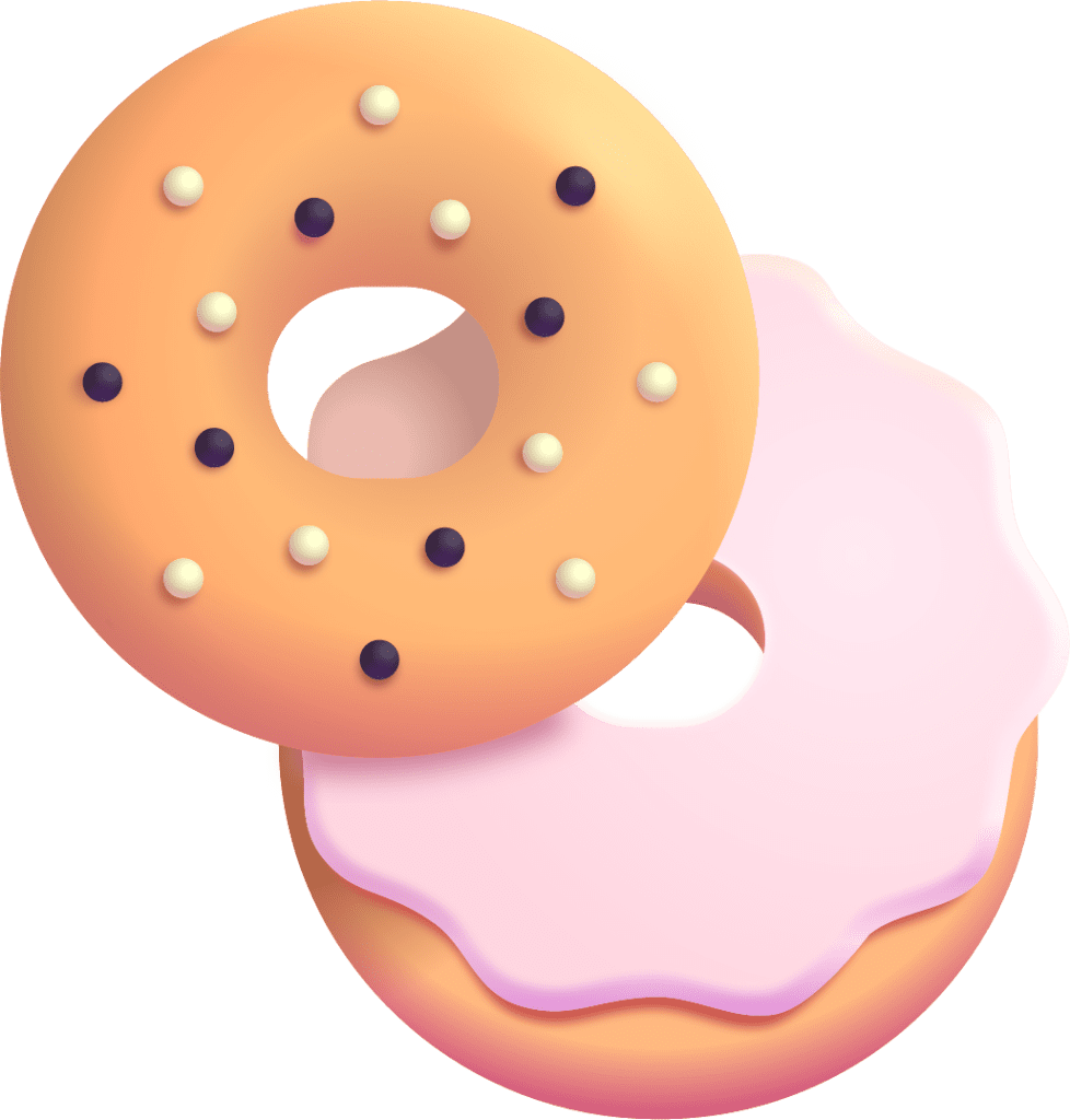 Bagel emoji for clipart picture