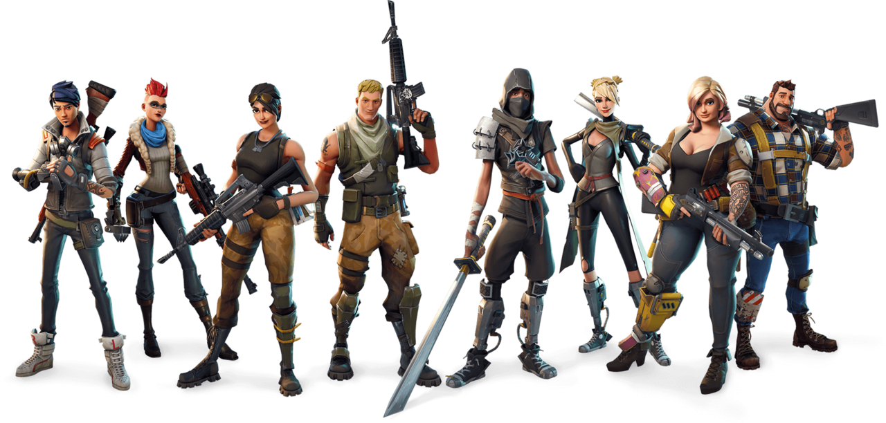 Fortnite render clipart vector