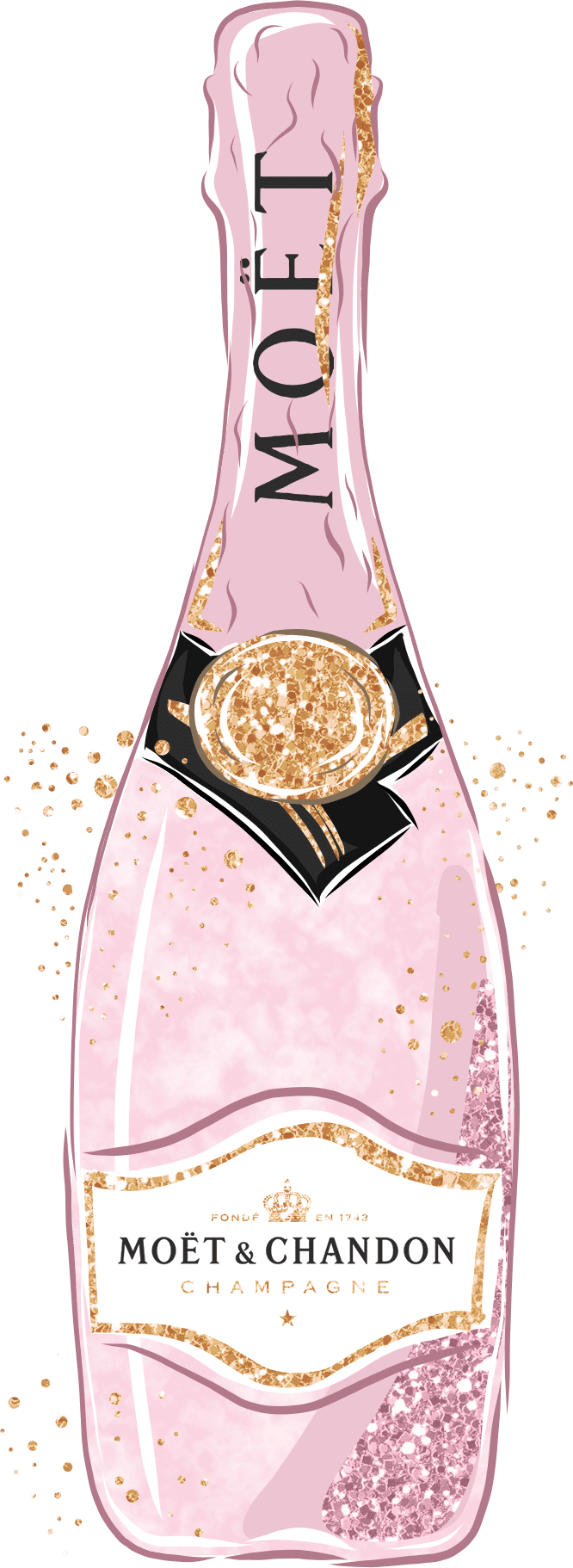 Champagne page clipart picture