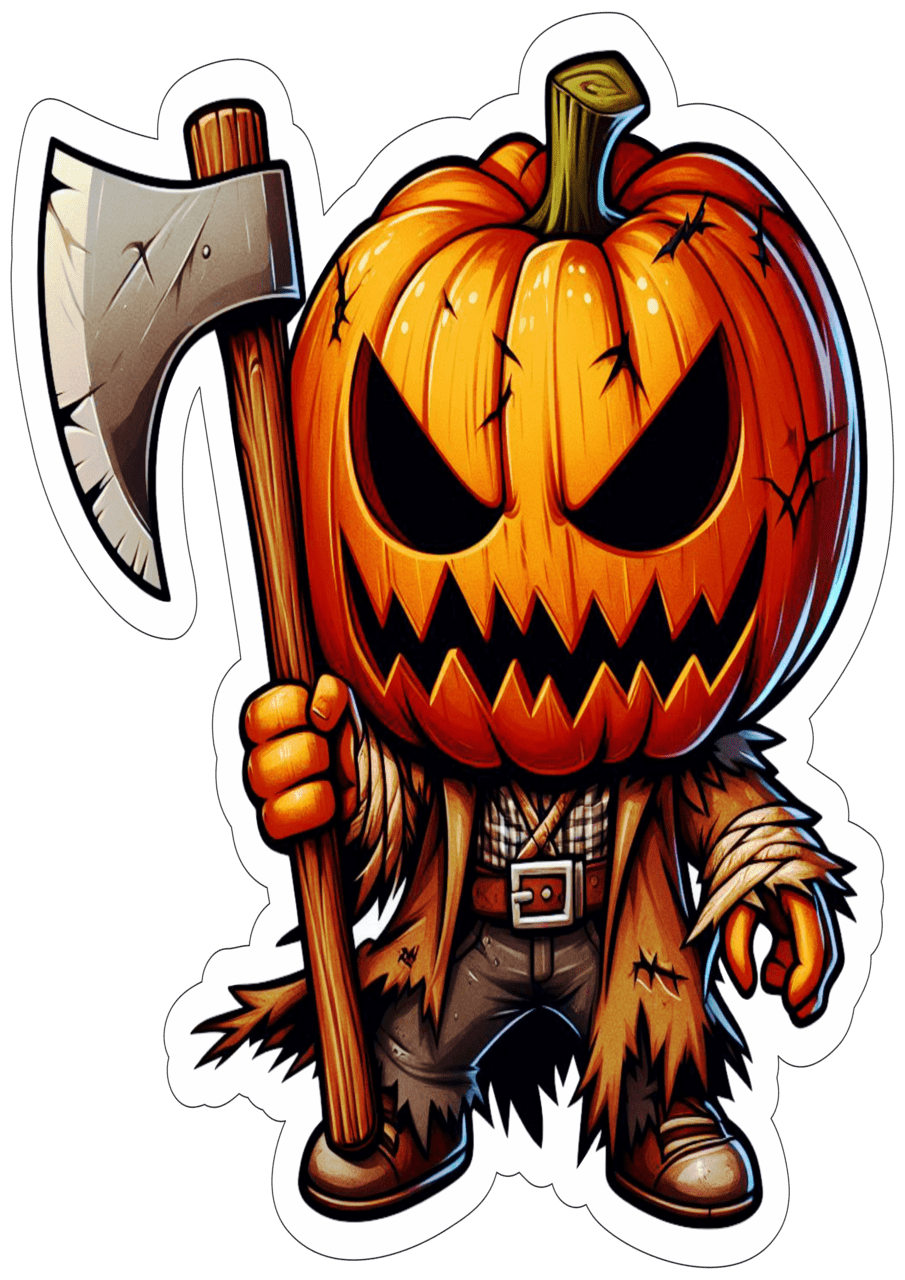 Axe decora de halloween clipart photo