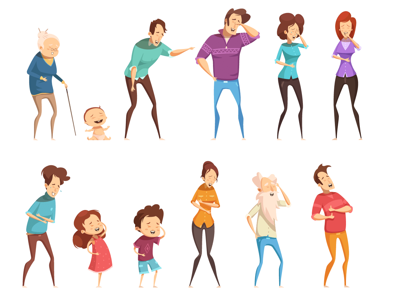 Laughter people clipart images