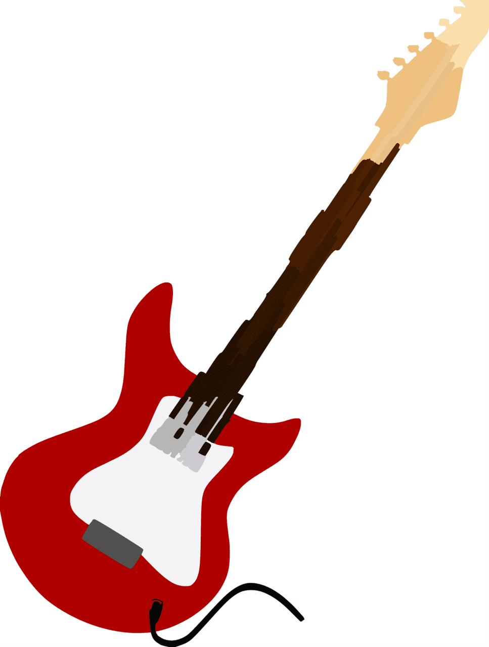 Electric guitar vector clipart images 3