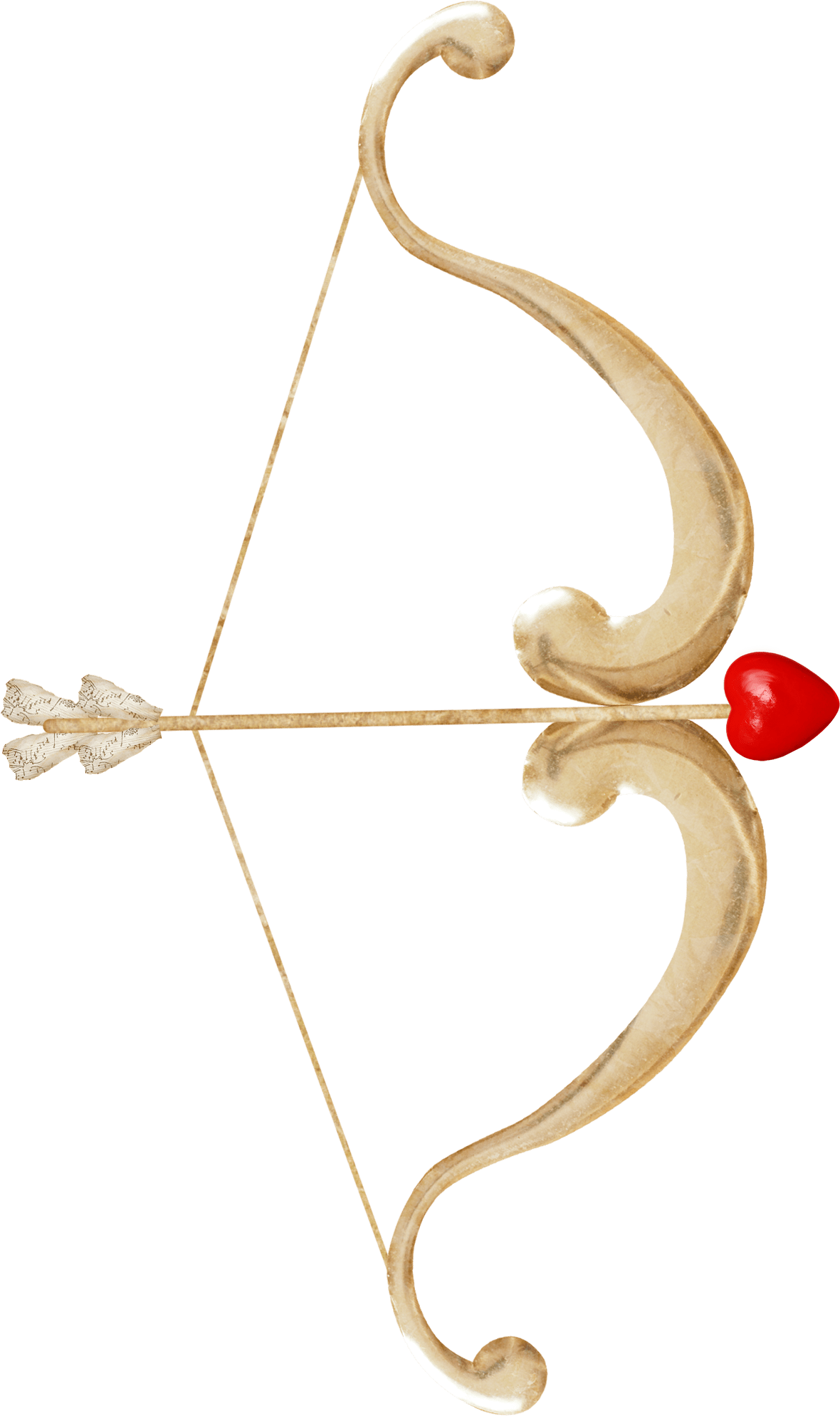 Bow and arrow pin page clipart vector 3