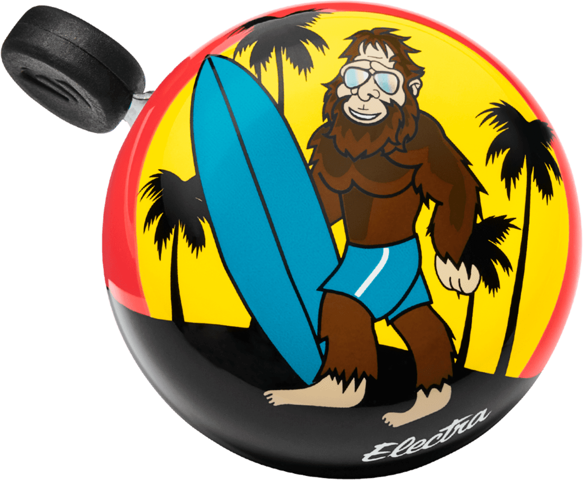 Bigfoot electra surfsquatch domed ringer bike bell guthrie bicycle salt lake city bountiful ut clipart logo