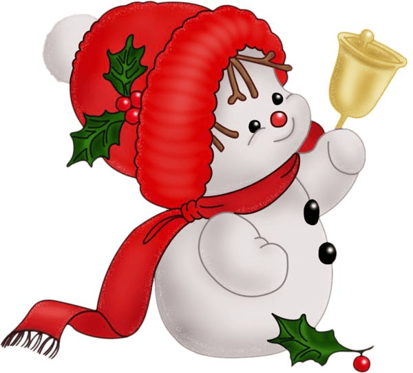 Christmas hat snowman cute clipart transparent