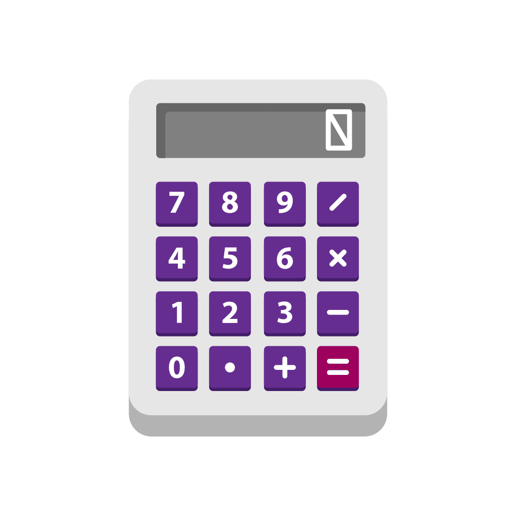 Calculator image size clipart 4