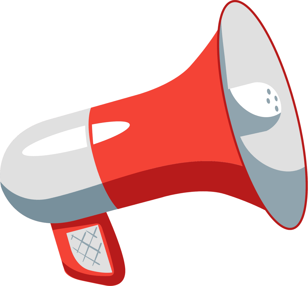 Cheer megaphone vector clipart images 7