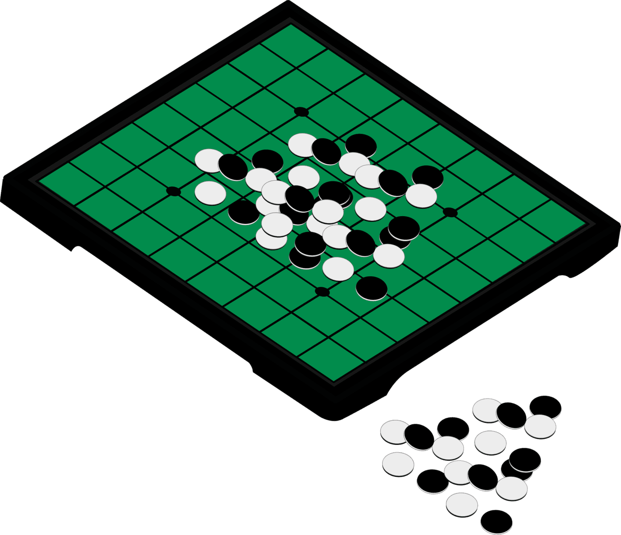 Board game reversi vector clipart images