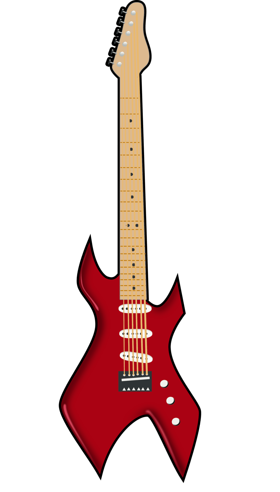 Electric guitar clipart image id