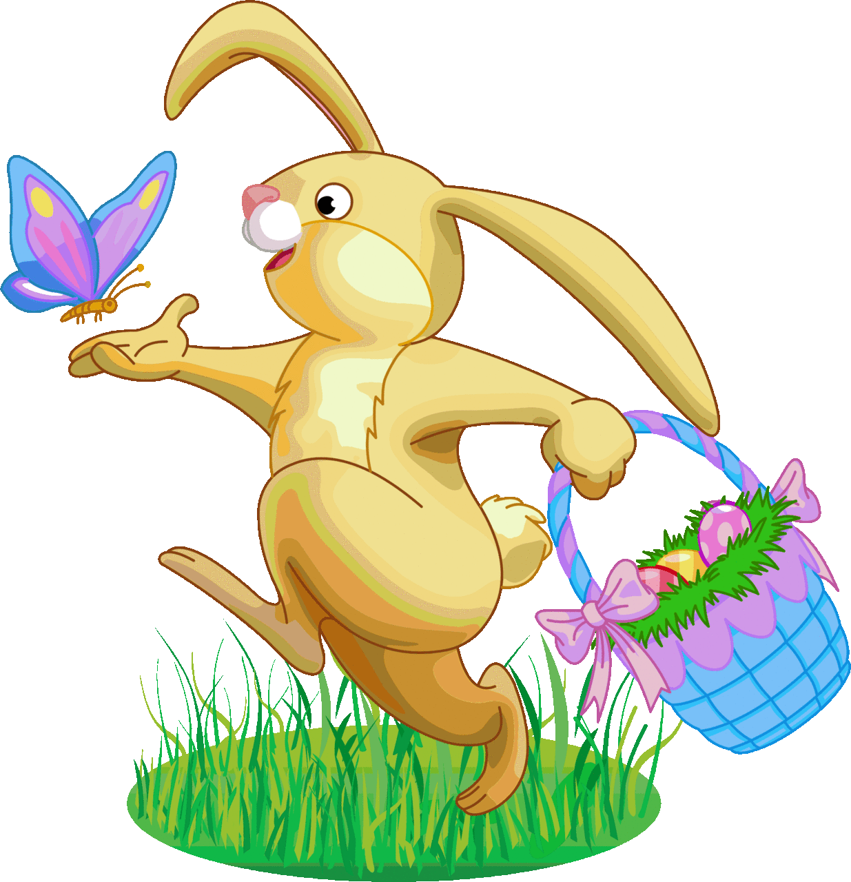 Easter basket bunnies clipart waleska umc united methodist church photo