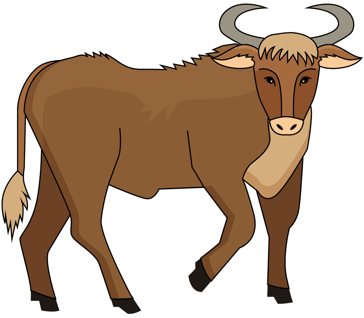 Bull vector clipart images 2