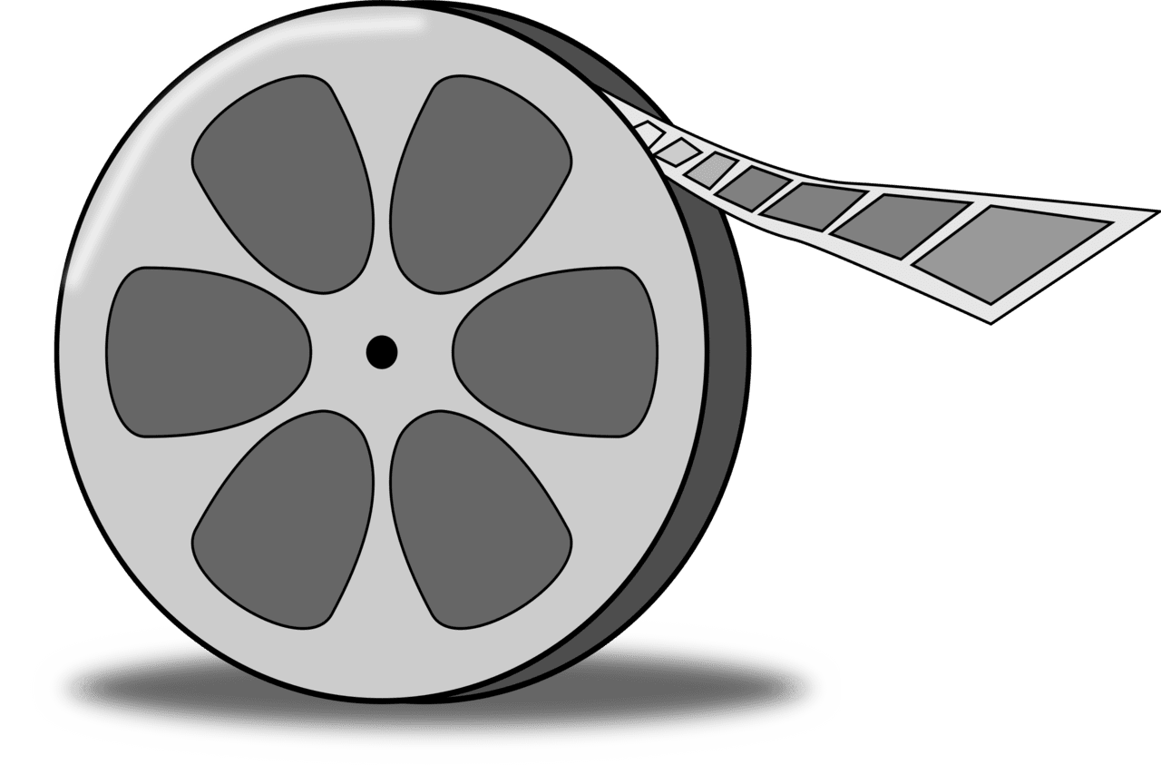 Film reel vector clipart images