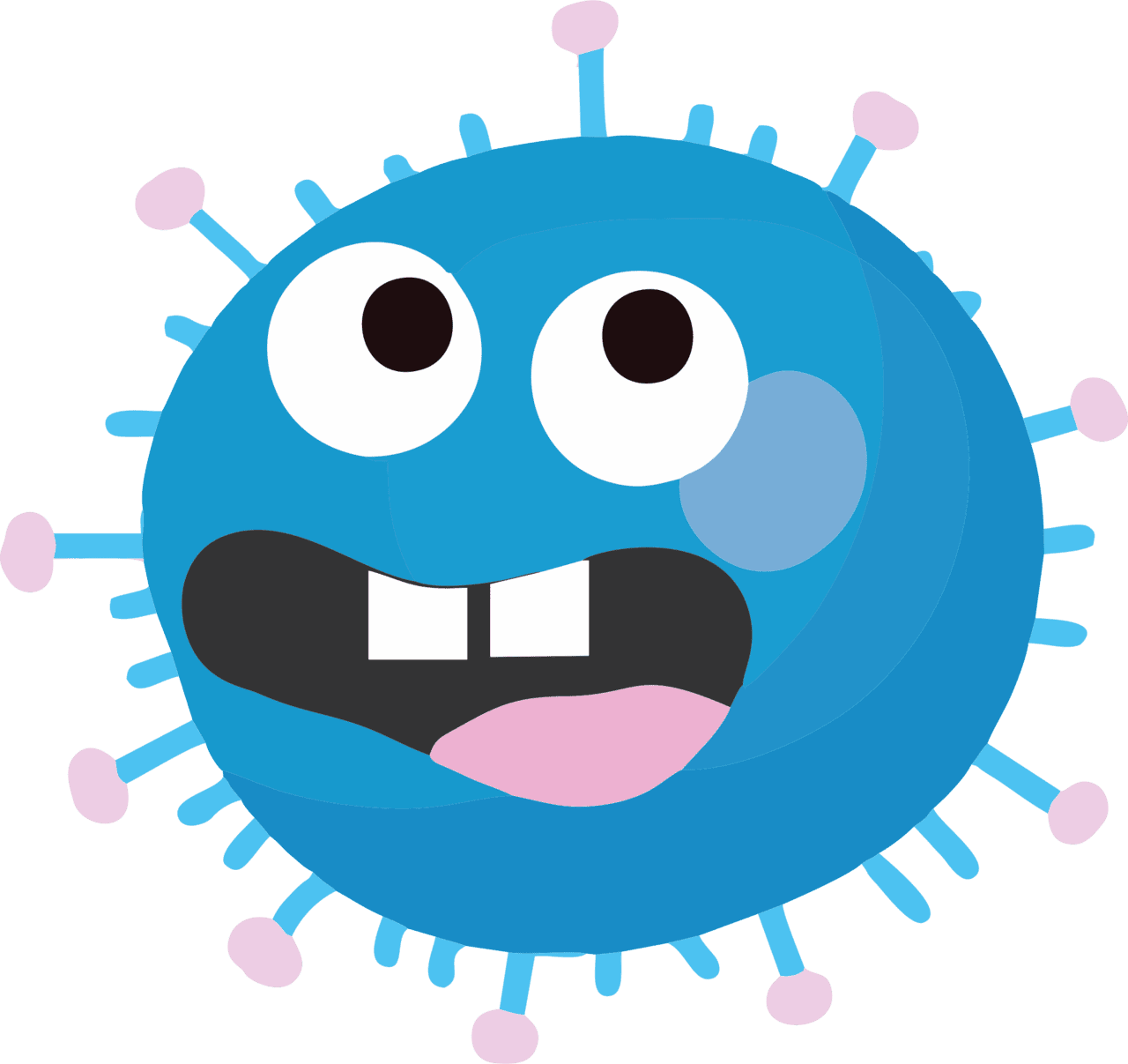 Bacteria pin page clipart picture