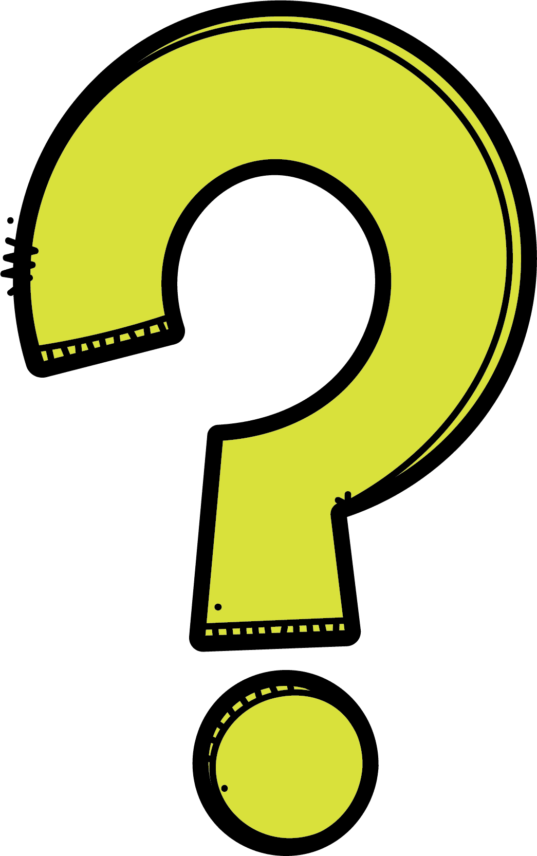 Questioning page clipart photo