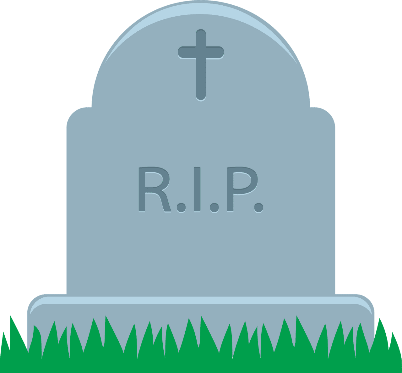 Grave tombstone vector clipart images 3