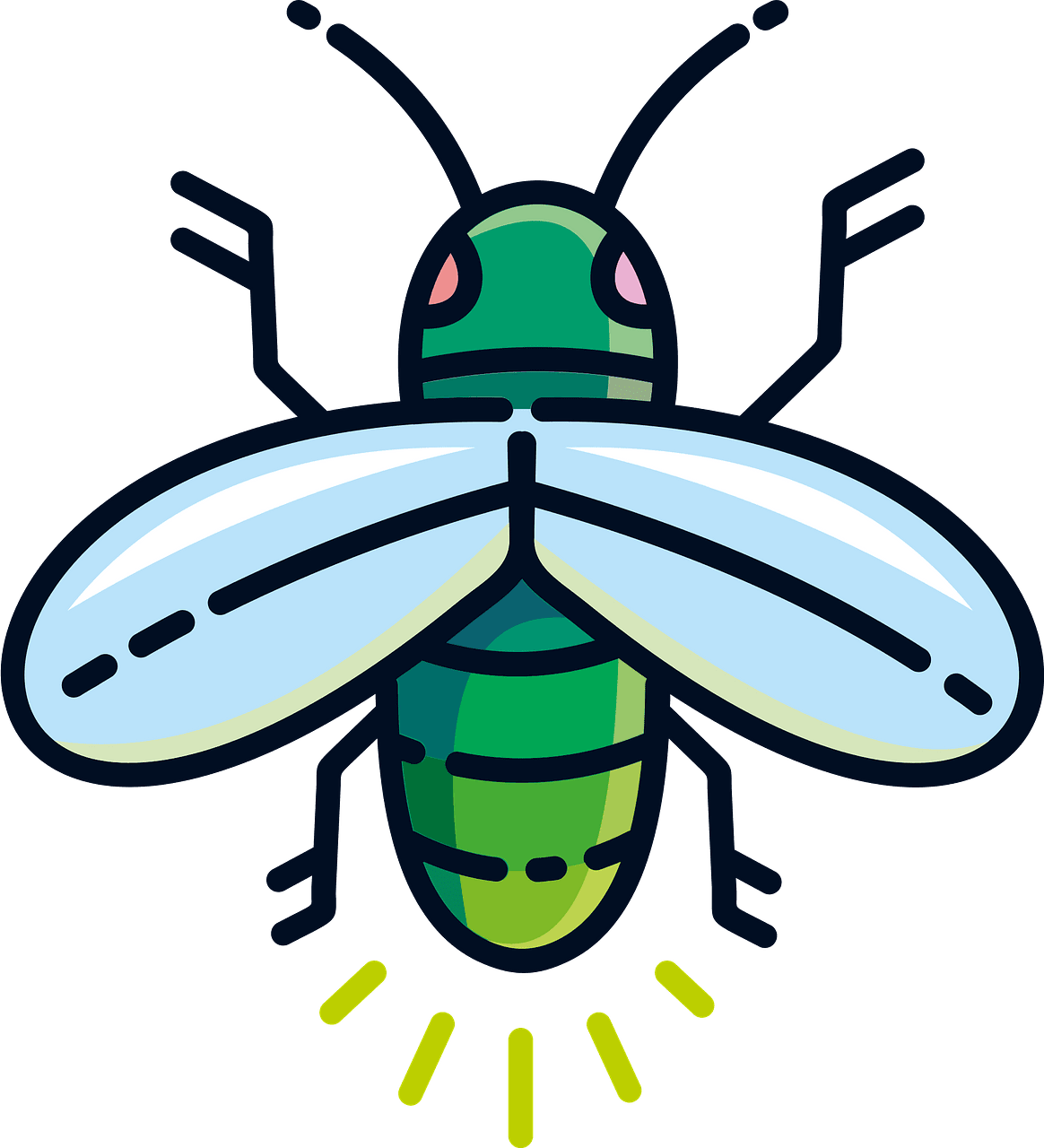 Firefly vector clipart images 7