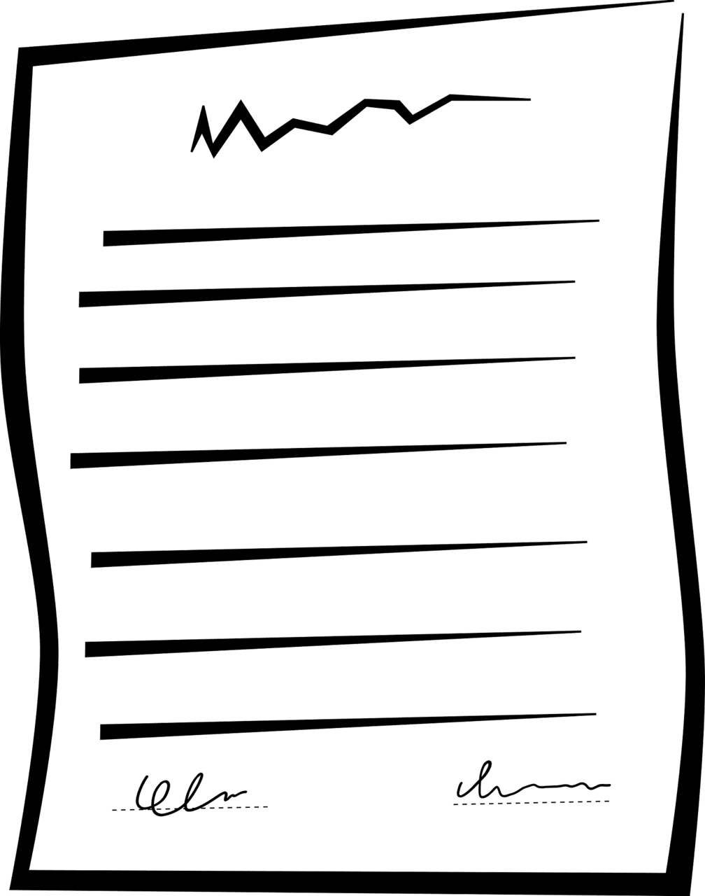 Document vector clipart images