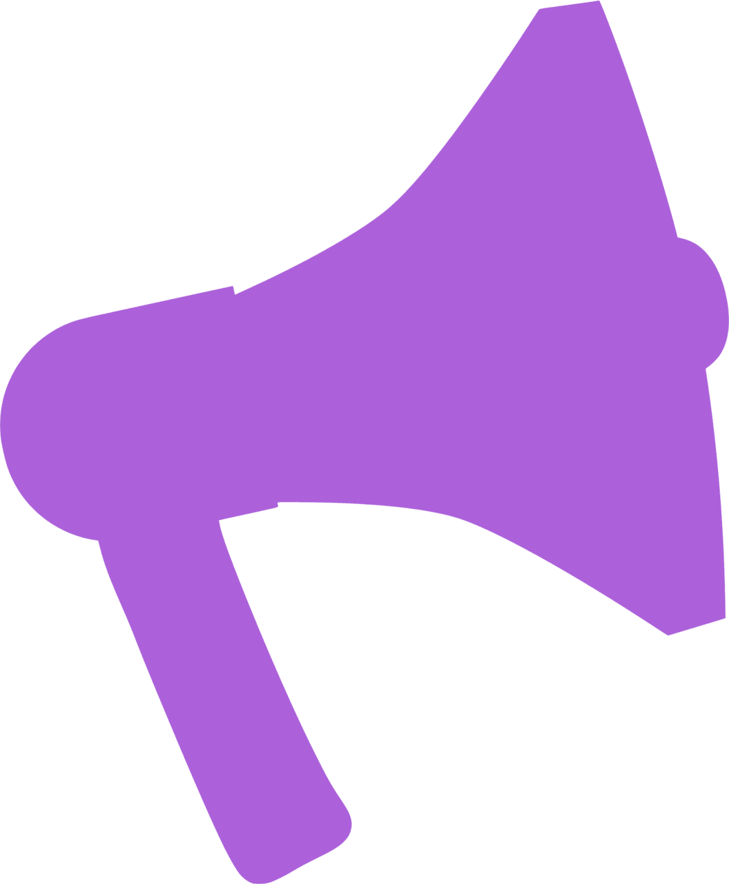 Cheer megaphone vector silhouettes clipart 15