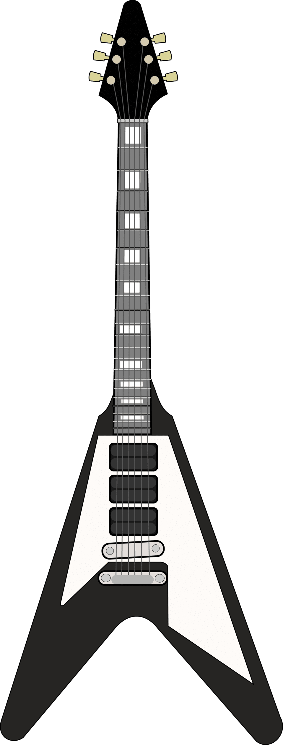 Electric guitar clipart image gibson flying id