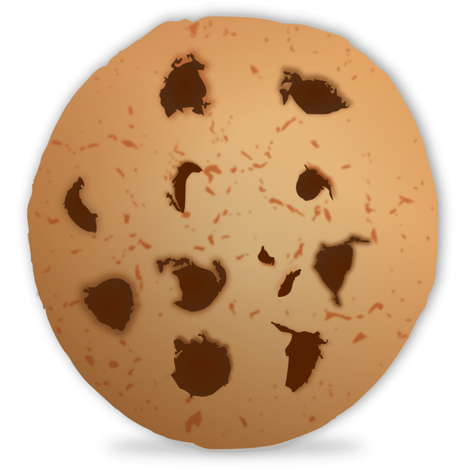 Chocolate chip cookie clipart image id 2