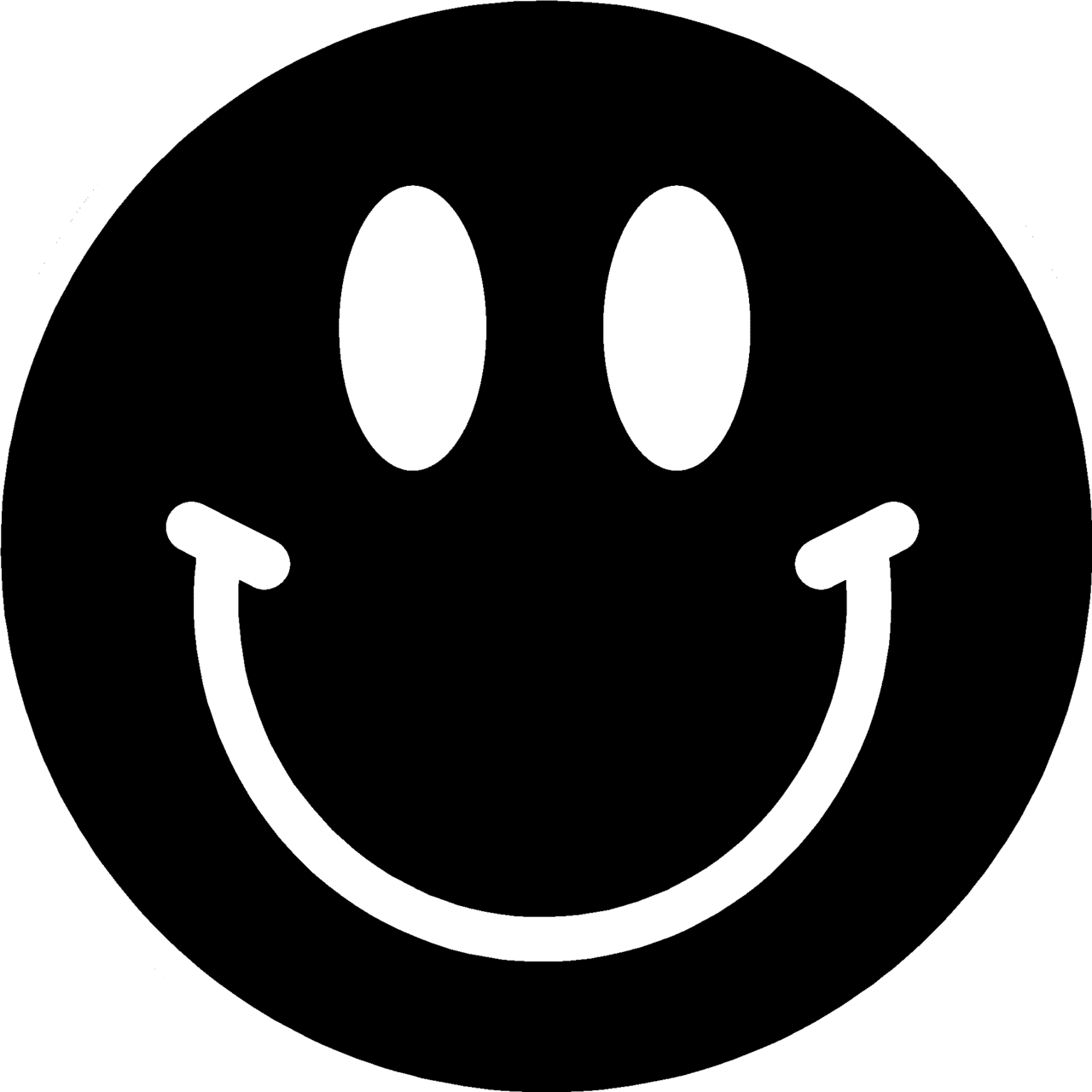 Smiling face no clipart black happy image with background