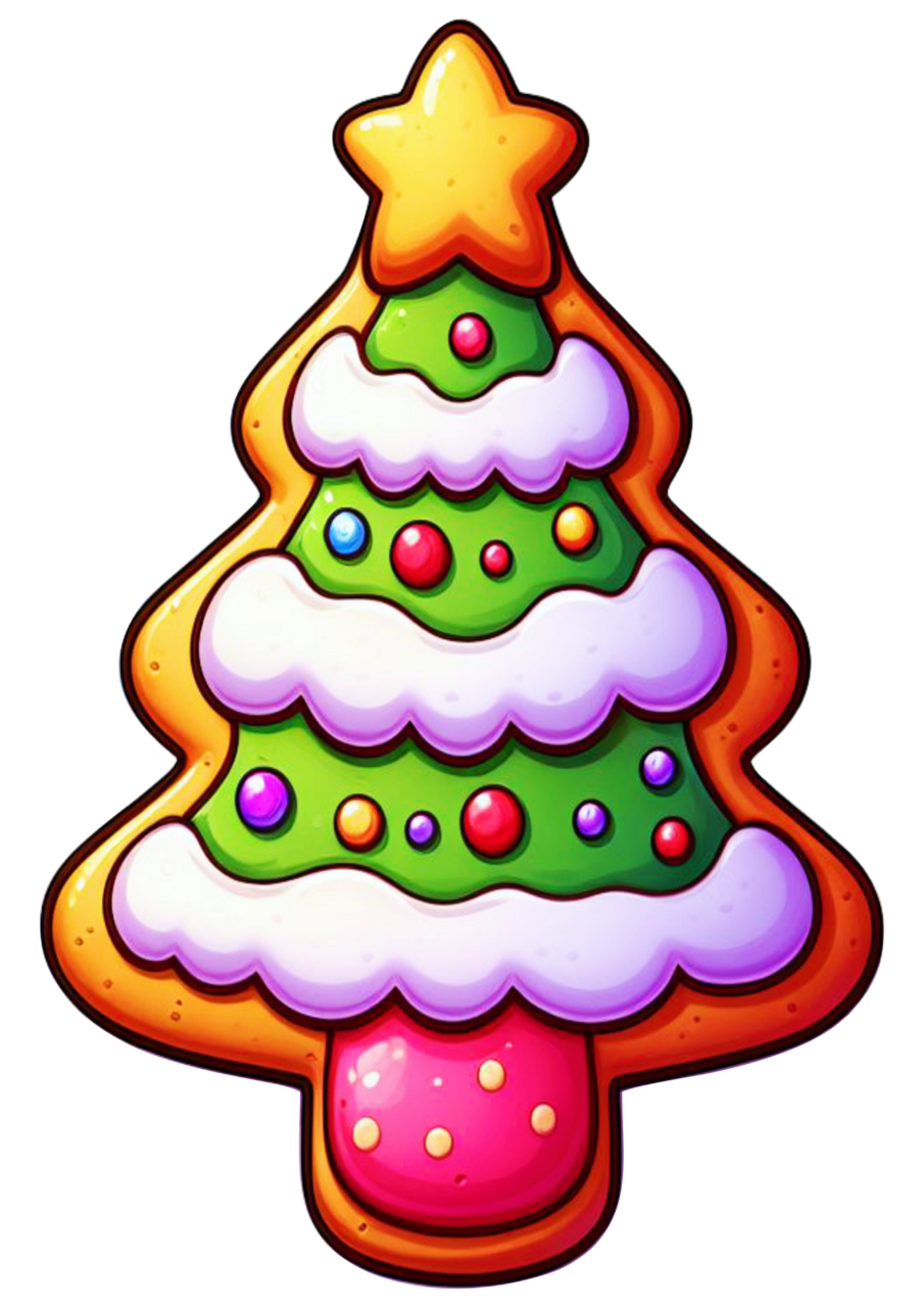 Christmas cookie biscoitos de natal em formato rvore fundo clipart clip art