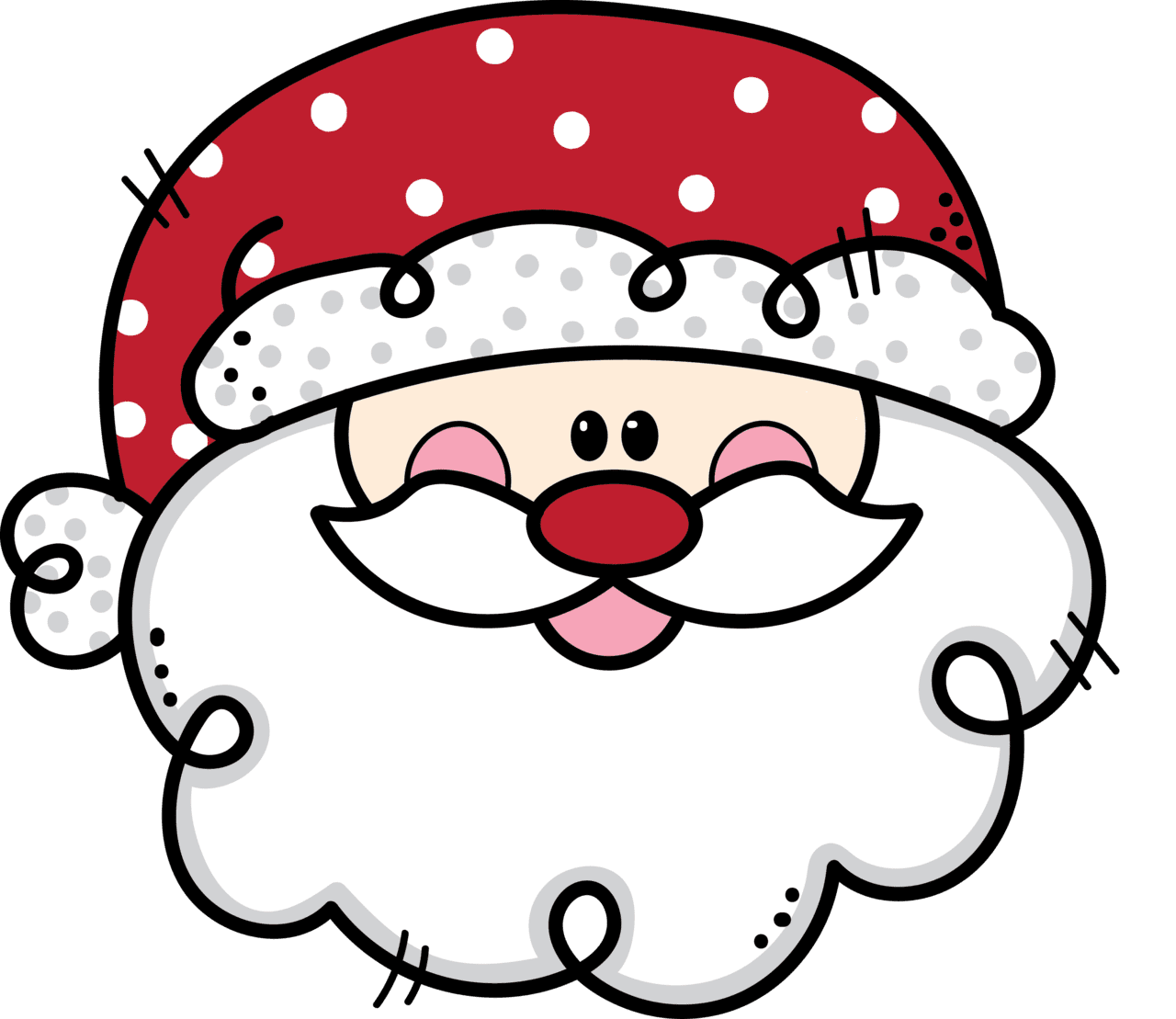 Christmas hat page clipart photo 2