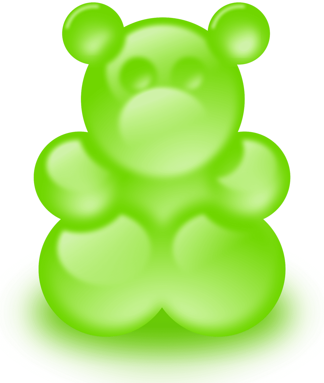 Gummy bear vector clipart images 5