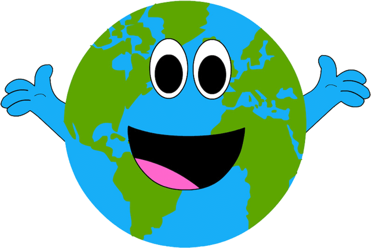 The day earth smiled smiley clipart happy background