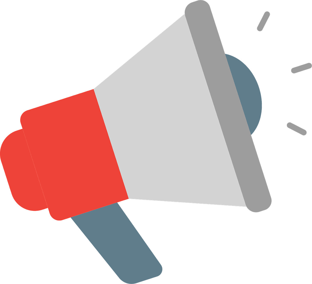 Announcement megaphone vector clipart images 2