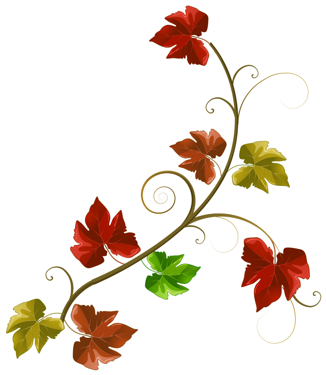 Cute fall autumn leaves decoration clipart image high quality images and