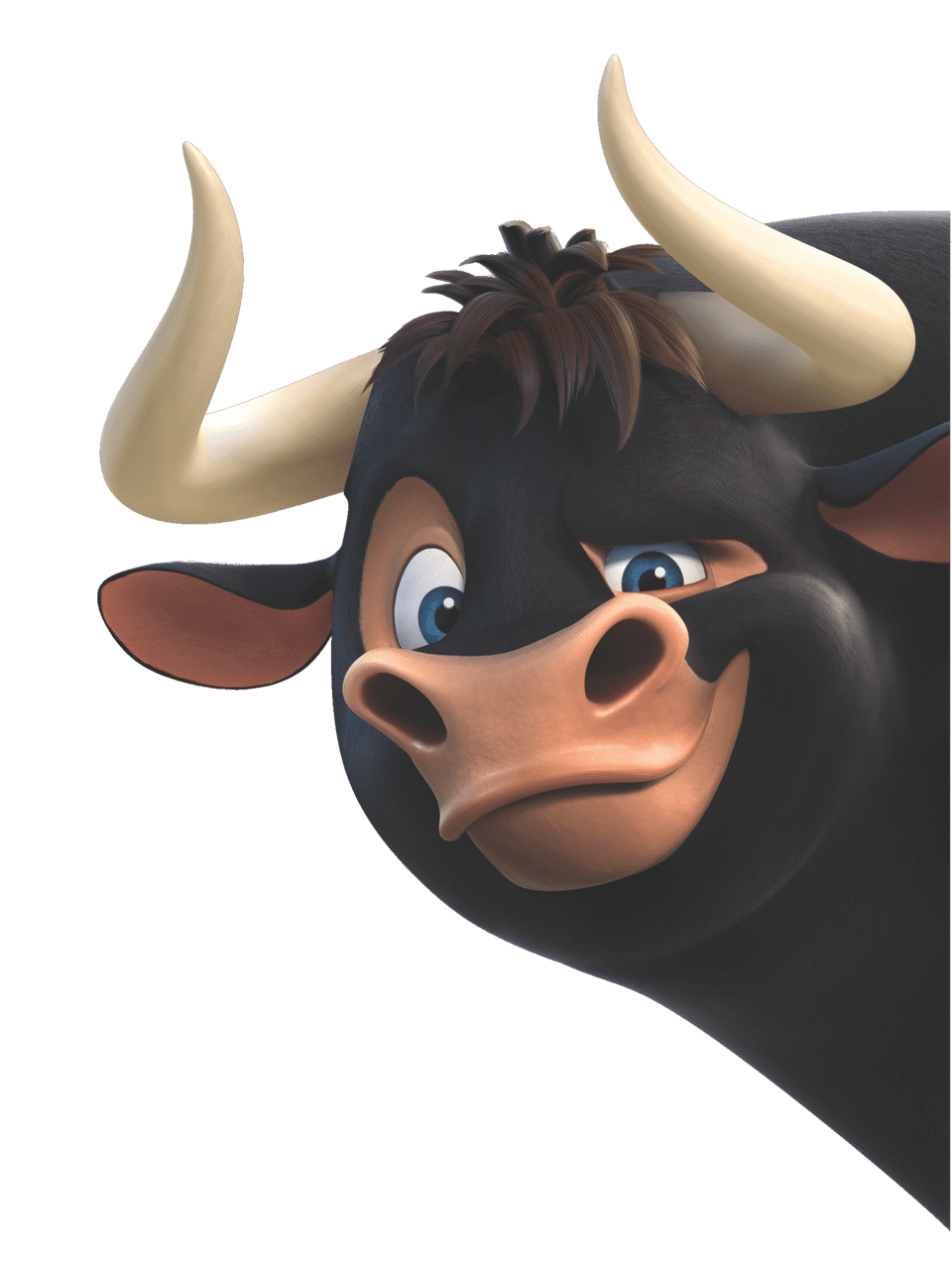 Bull ferdinand character clipart vector