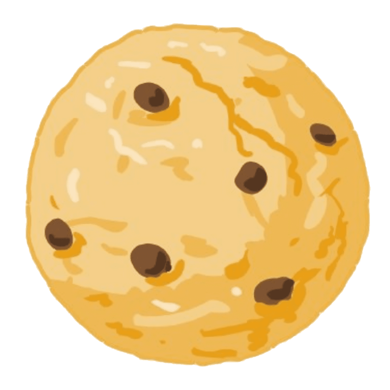 Chocolate chip cookie clipart free