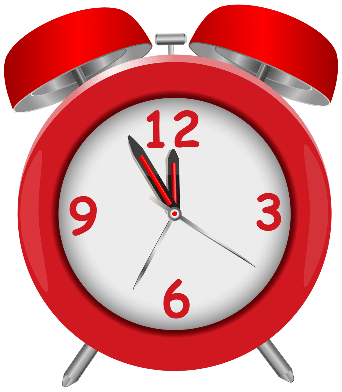 Red alarm clock clipart best vector