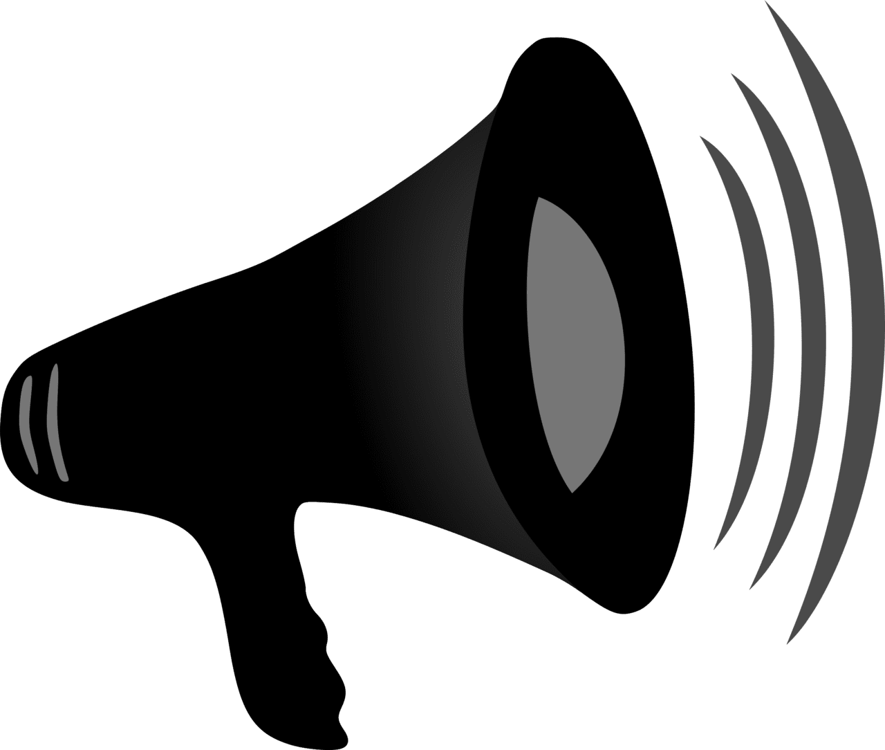 Speakers vector announcement megaphone clipart image with no background 2