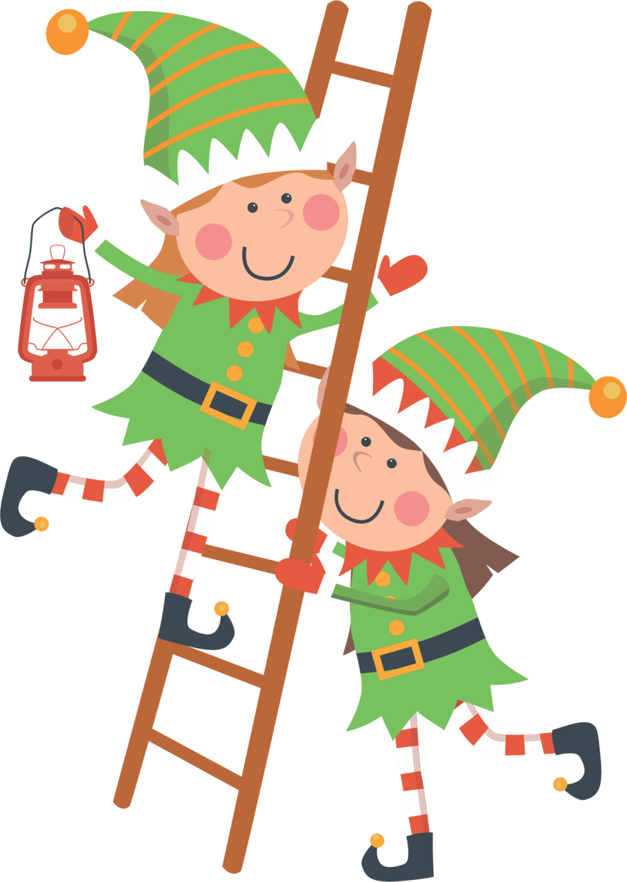 Elves pin page clipart picture 2