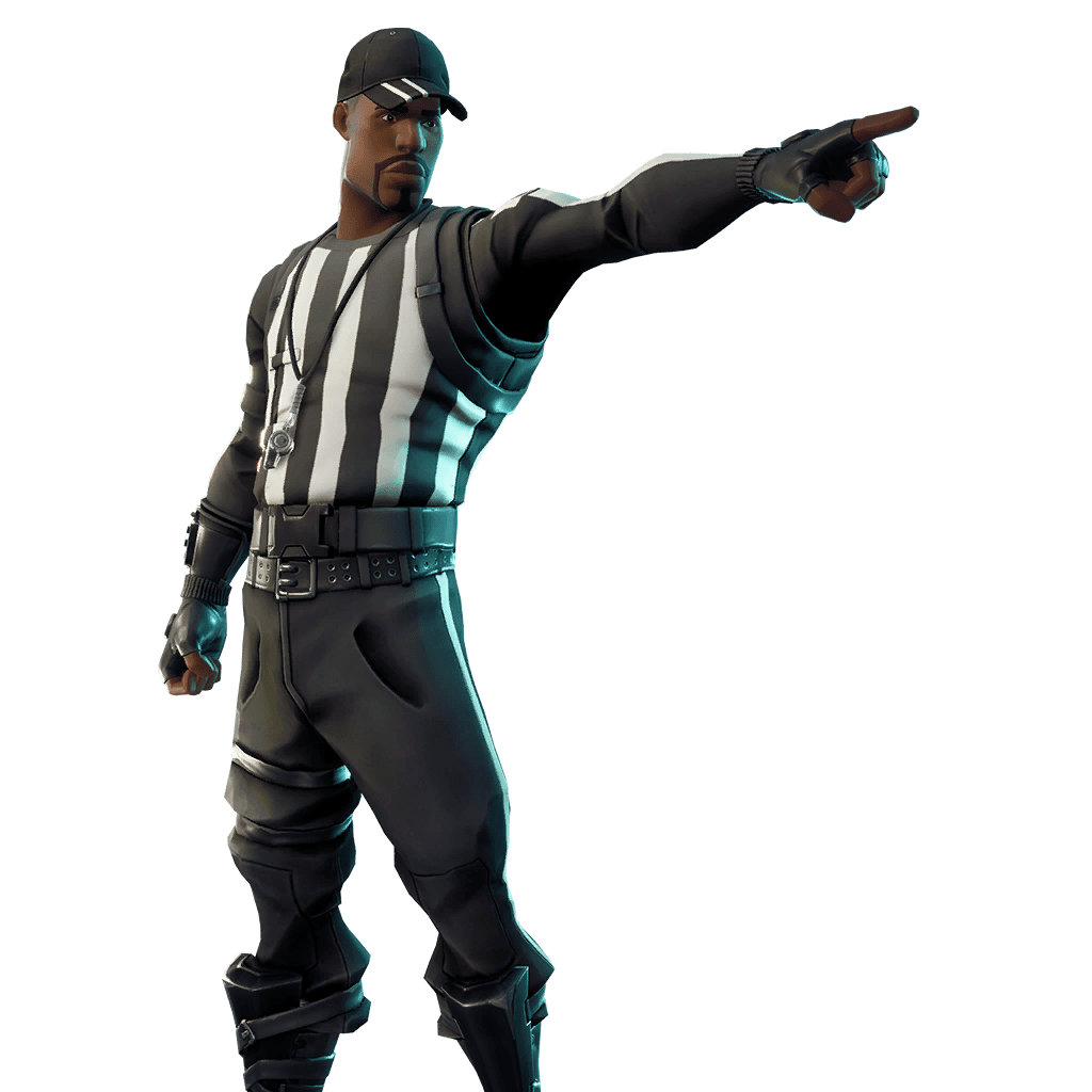 Fortnite referee avatar animated pointing gesture clipart all photo