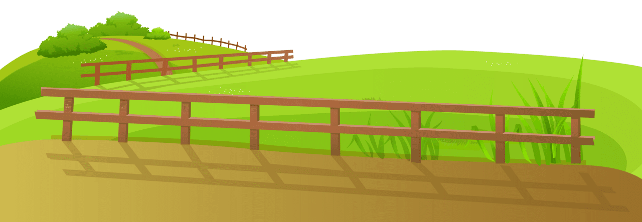 Grass ground with fence clipart image high quality images and