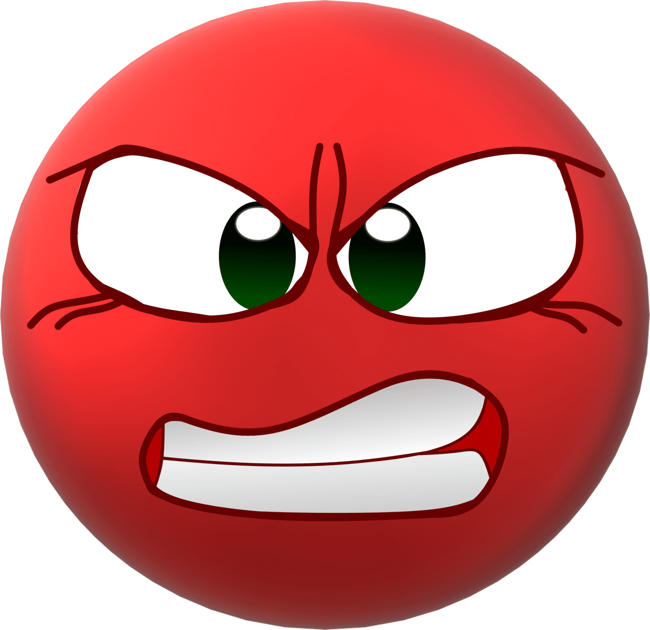 Angry smiley vector clipart images