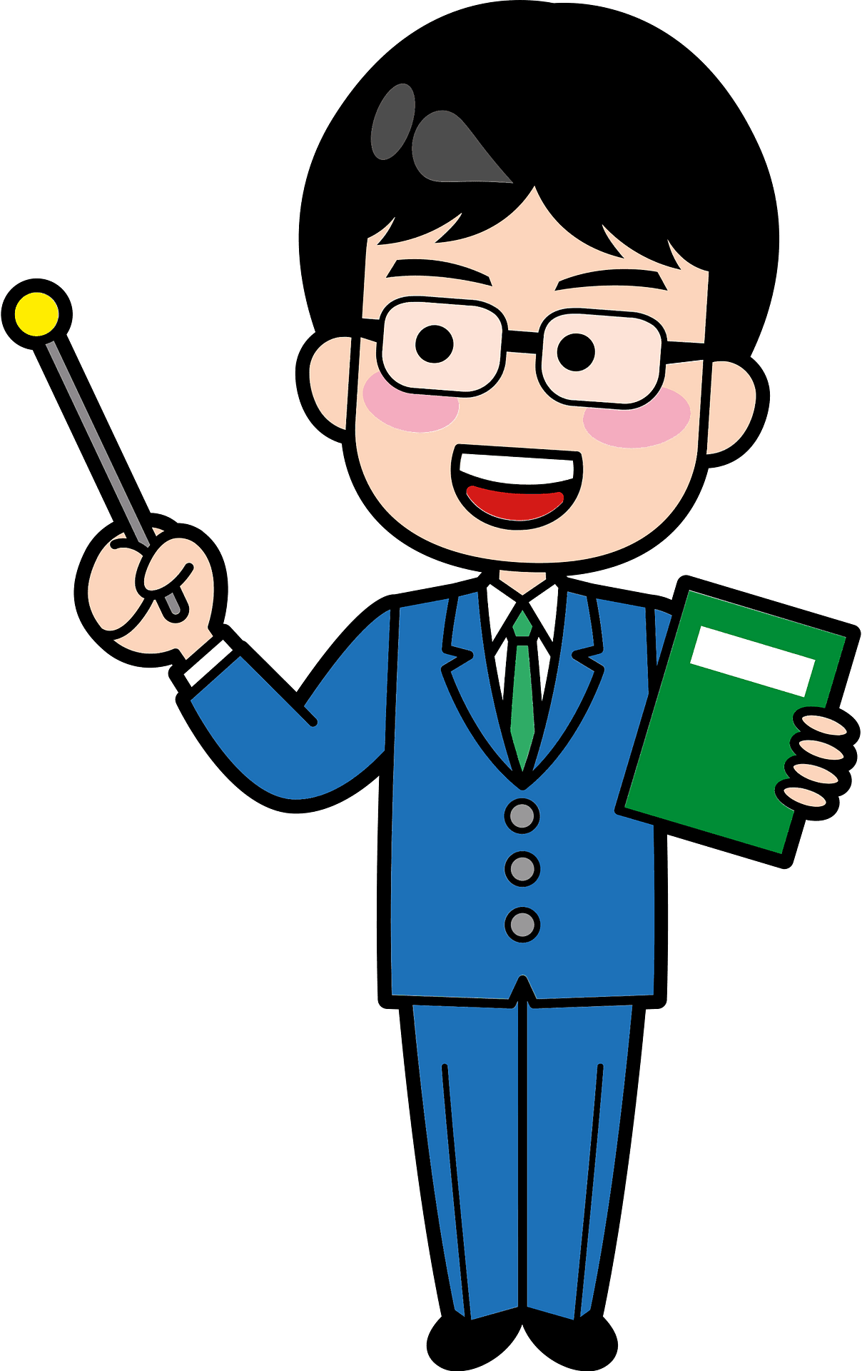 Teacher job vector clipart images