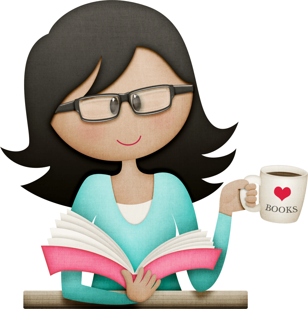 Librarian family clipart coffee time topper teacher planning clip art