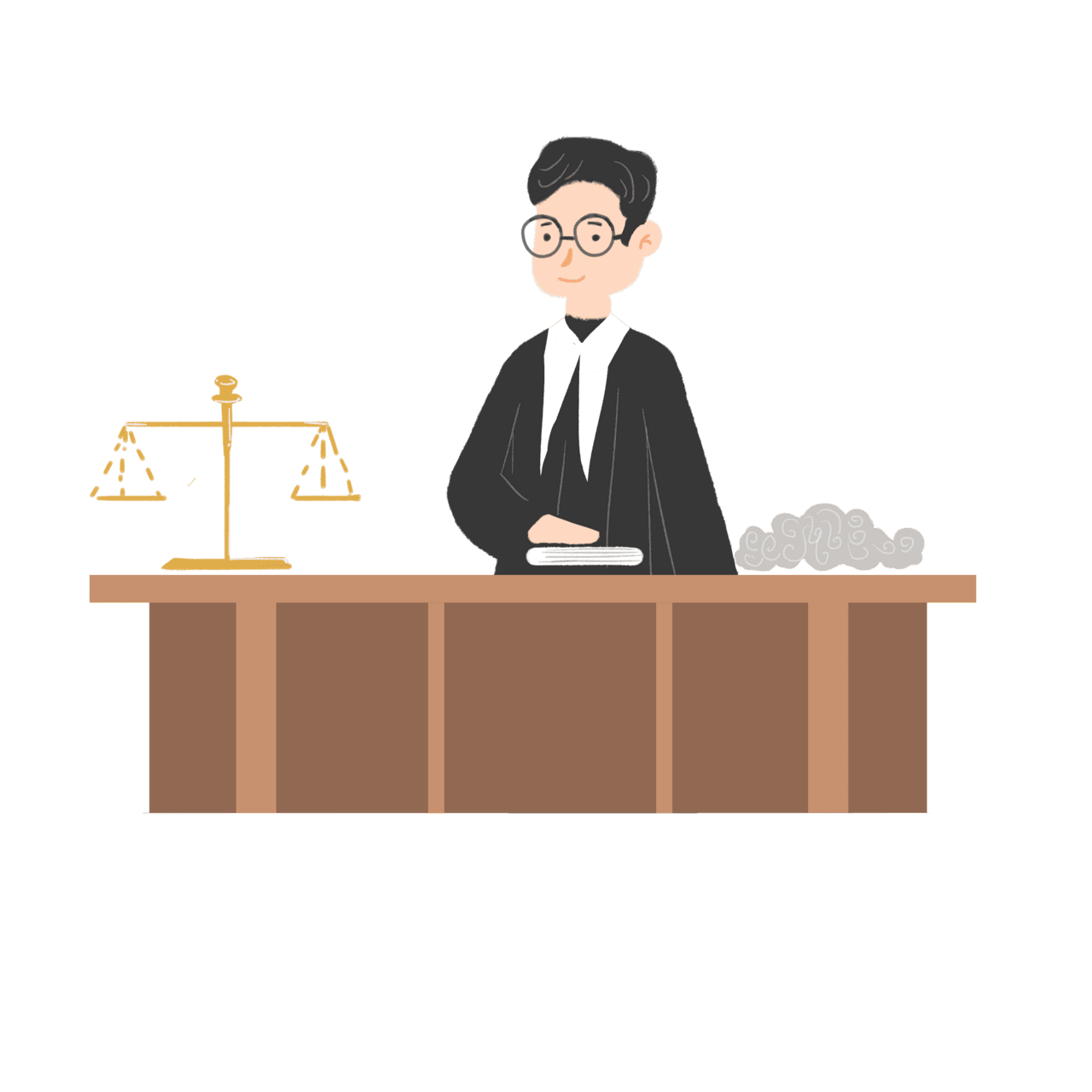 Business male lawyer man suit figures salary and clipart image for