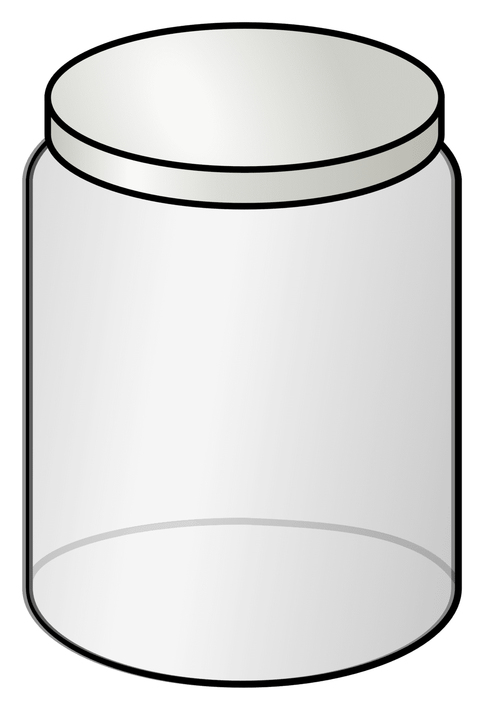 Clipart image glass jar id